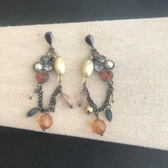 Vintage Boho Style Pierced Earrings - Picture 1 of 2